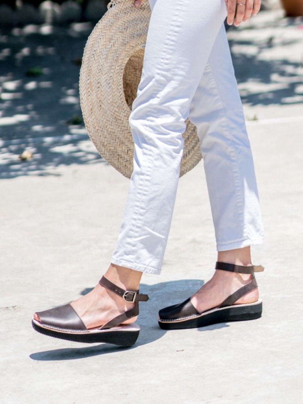 NIB Pons Leather Sandals Shoes - Mediterranean - Lava